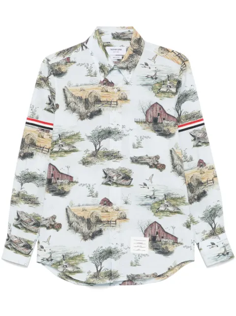 Thom Browne graphic-print shirt