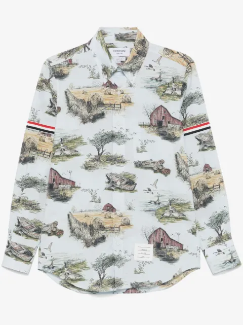 Thom Browne graphic-print shirt