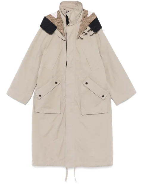 Thom Browne detachable-hood parka coat