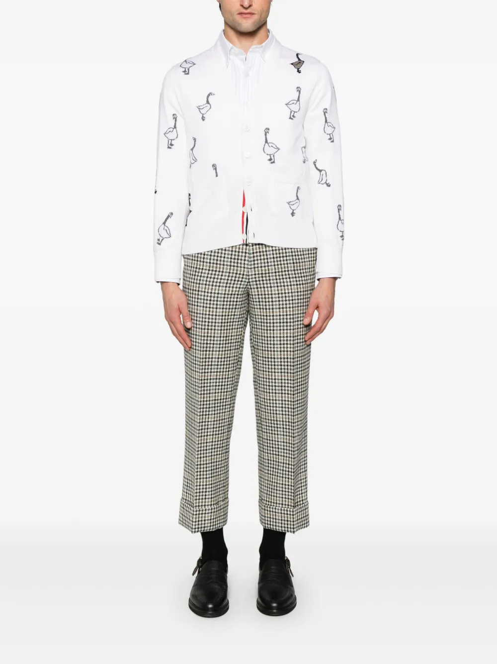 Thom Browne gunclub-check tweed trousers | Tailored Pants | Image 2