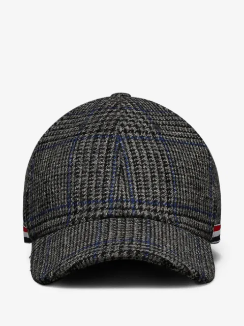 Thom Browne Prince of Wales Hunting tweed 6-panel baseball cap