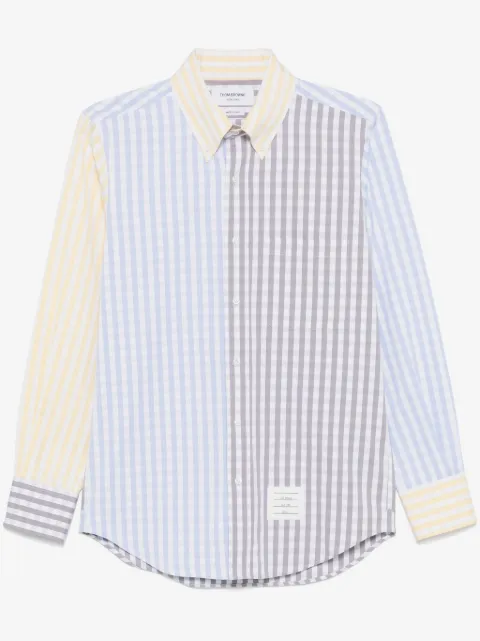 Thom Browne gingham-check poplin shirt 