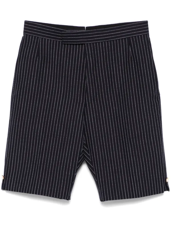 Thom Browne ストライプ ショートパンツ | ブルー | FARFETCH JP