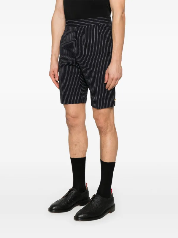 Thom Browne ストライプ ショートパンツ | ブルー | FARFETCH JP