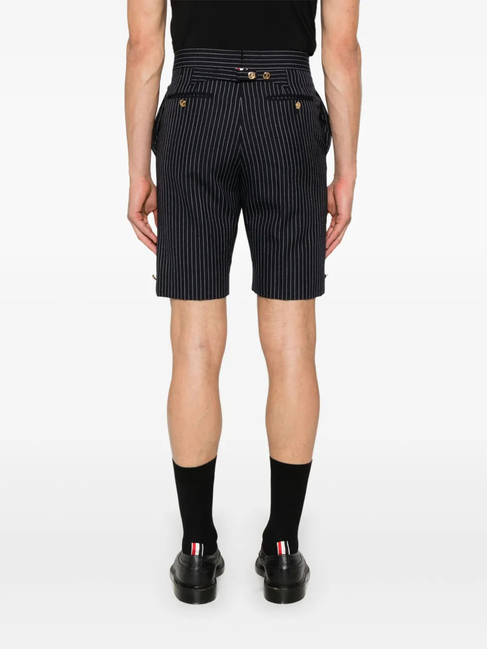 Thom Browne Shorts met krijtstreep Blauw