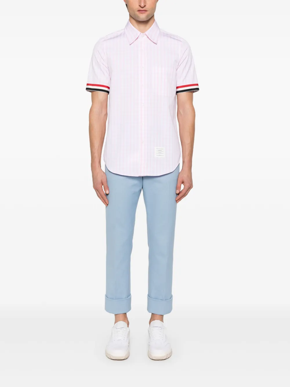 Thom Browne Overhemd met gingham ruit - Roze