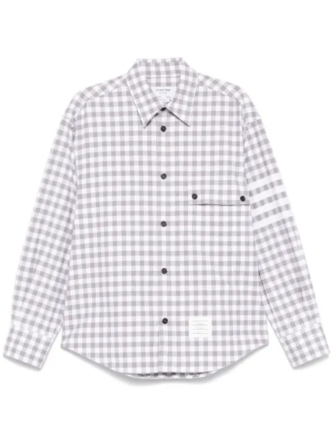 Thom Browne gingham-pattern shirt