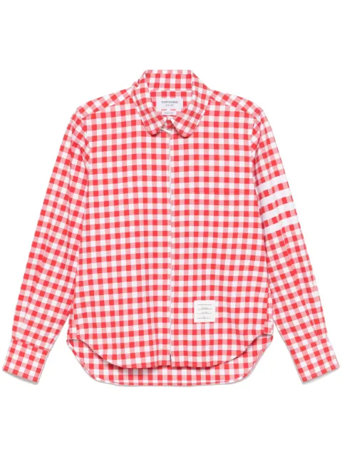 Thom Browne gingham-check flannel shirt