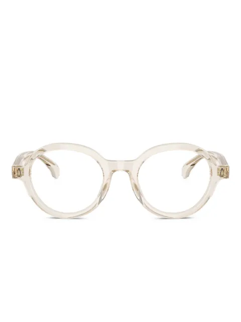 Moncler Eyewear round-frame transparent glasses