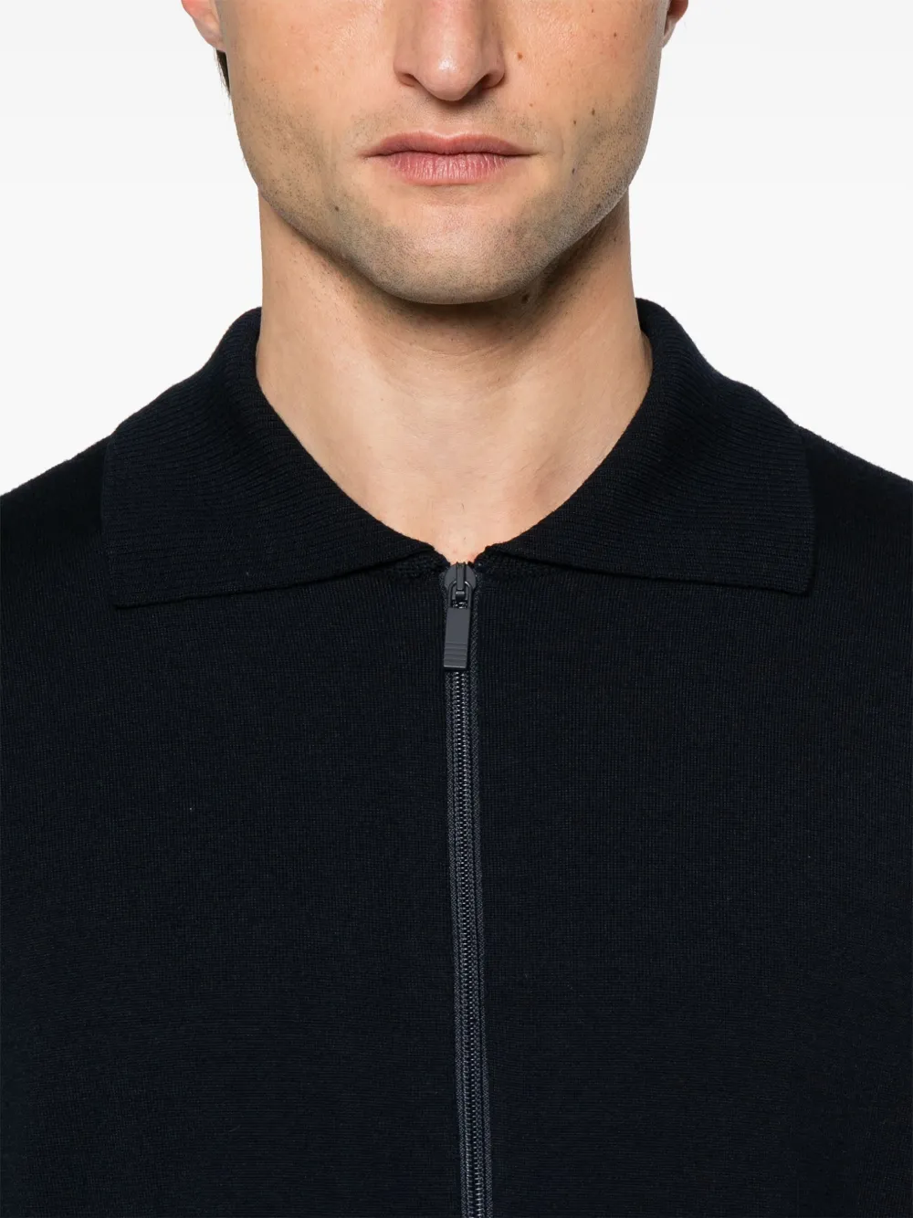 Thom Browne Gestreept vest met rits Blauw