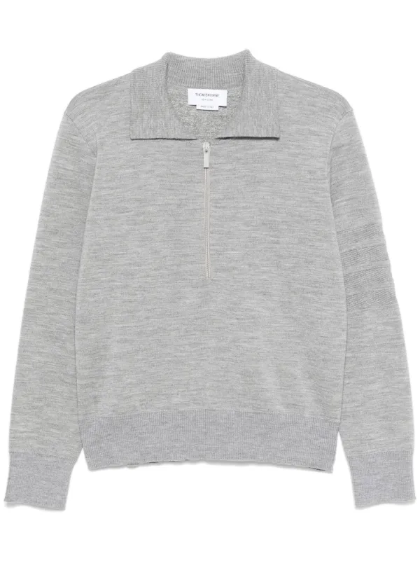 Thom Browne 4BAR ポロシャツ | グレー | FARFETCH JP