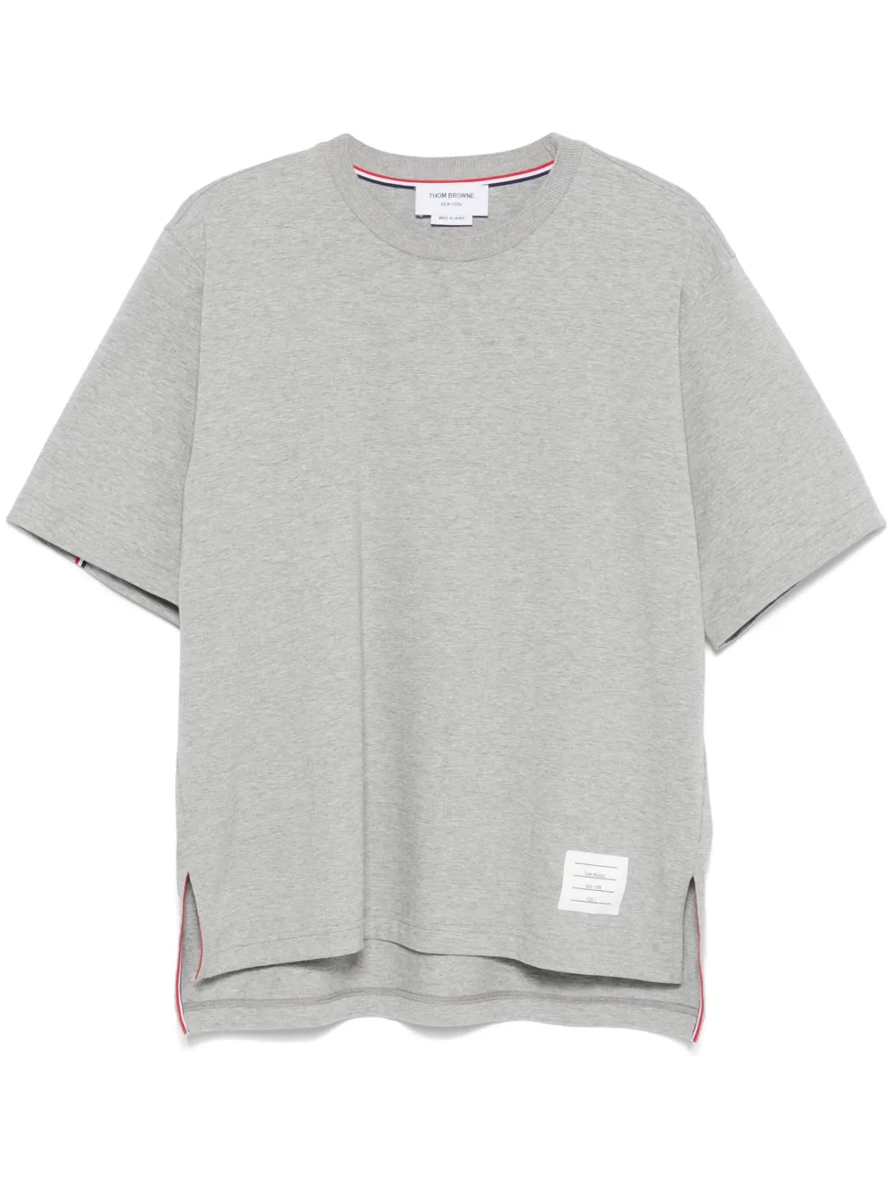 Thom Browne RWBストライプ Tシャツ - グレー Thom Browne RWBストライプ Tシャツ - グレー