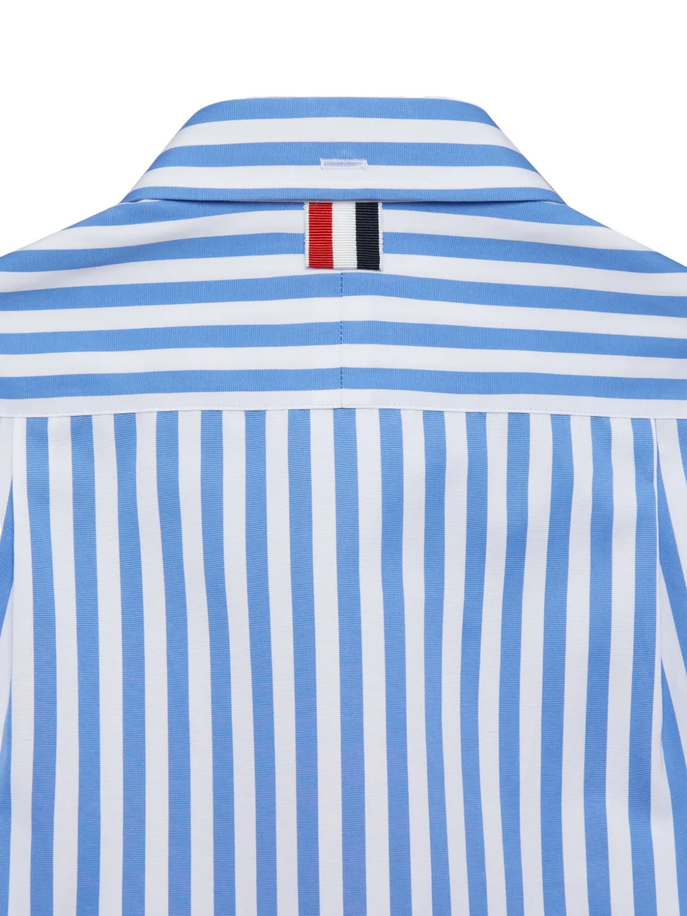 Thom Browne Kids Gestreept shirt Blauw