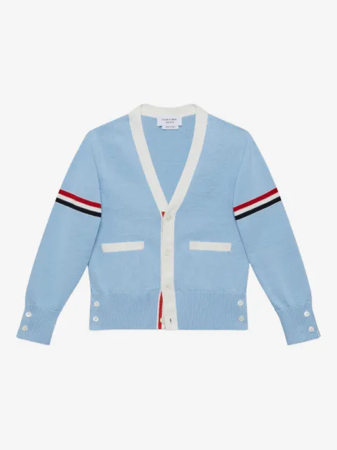 Thom Browne Kids stripe-detailing cardigan