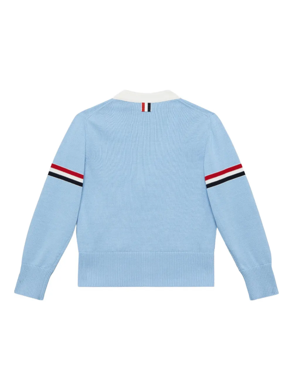 Thom Browne Kids Vest met streepdetails Blauw