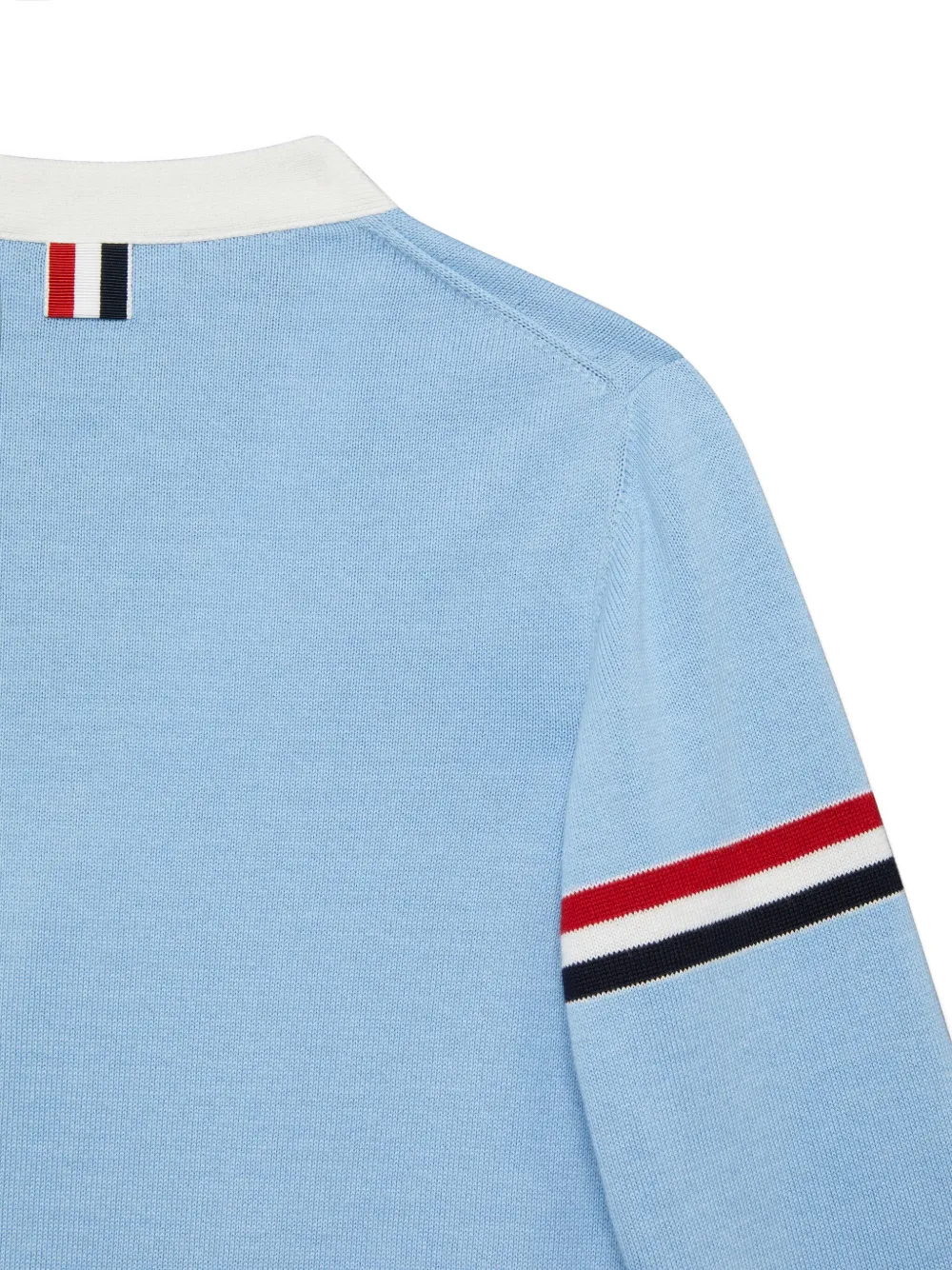 Thom Browne Kids Vest met streepdetails Blauw