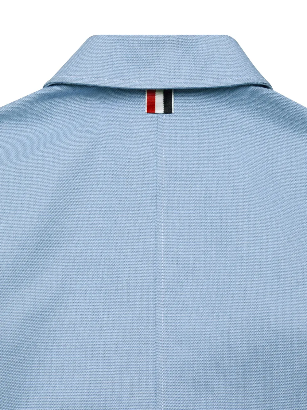 Thom Browne Kids Shirt met gestreepte mouwen Blauw