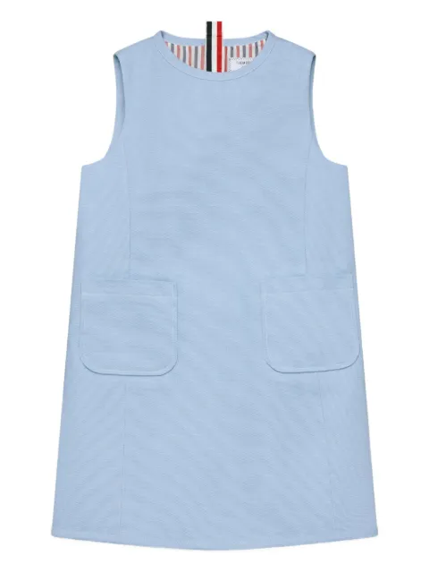 Thom Browne Kids pocket-detailed sleeveless dress