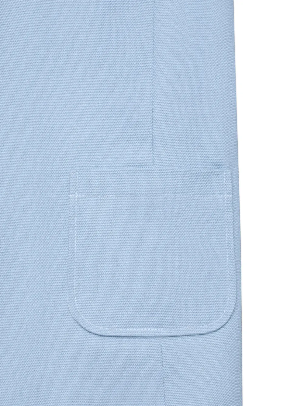 Thom Browne Kids Mouwloze jurk met zakdetail Blauw