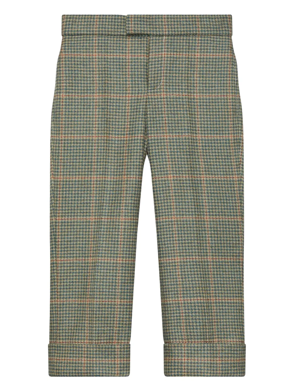 Thom Browne Houndstooth Tweed Trousers In Multi