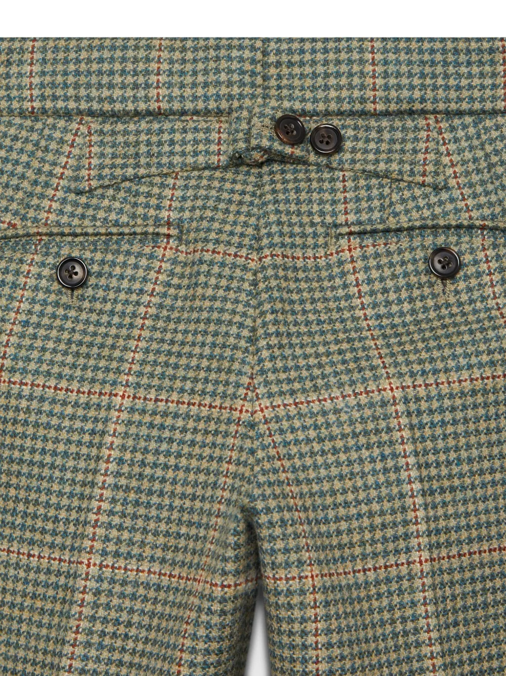 Thom Browne Houndstooth Tweed Trousers In Multi