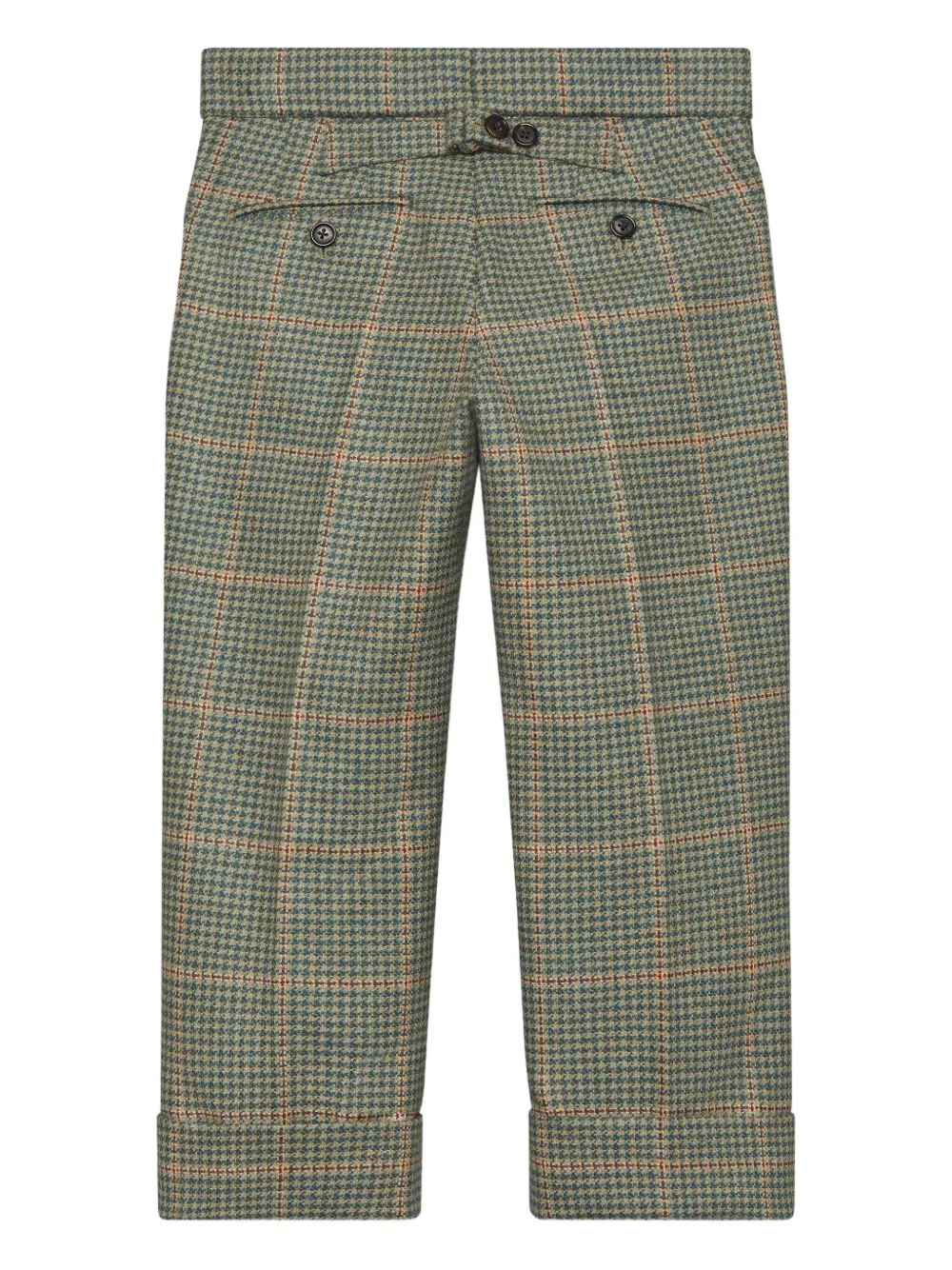Thom Browne Houndstooth Tweed Trousers In Multi