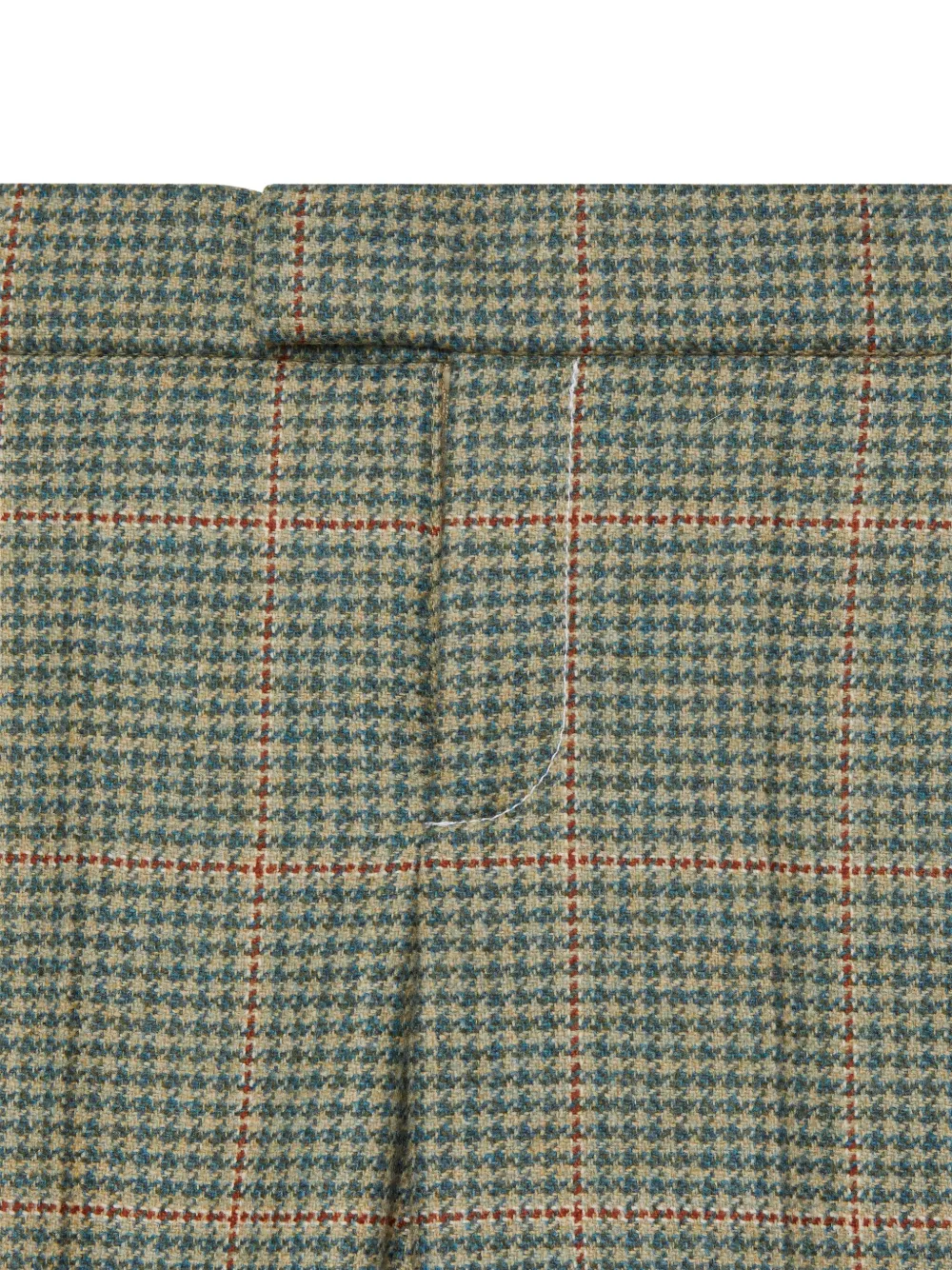 Thom Browne Houndstooth Tweed Trousers In Multi