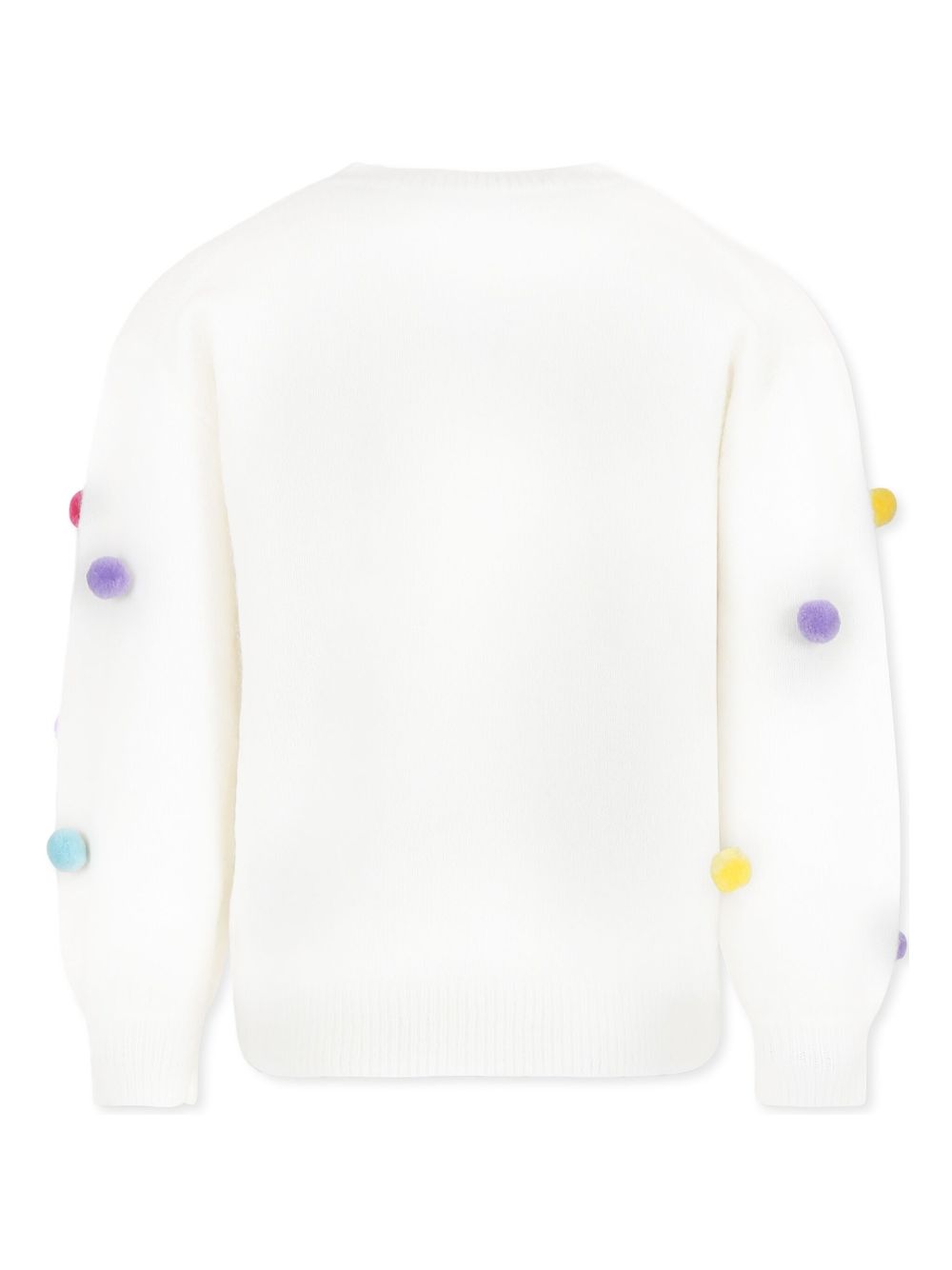 MC2 Saint Barth Kids pompom sweater - Wit