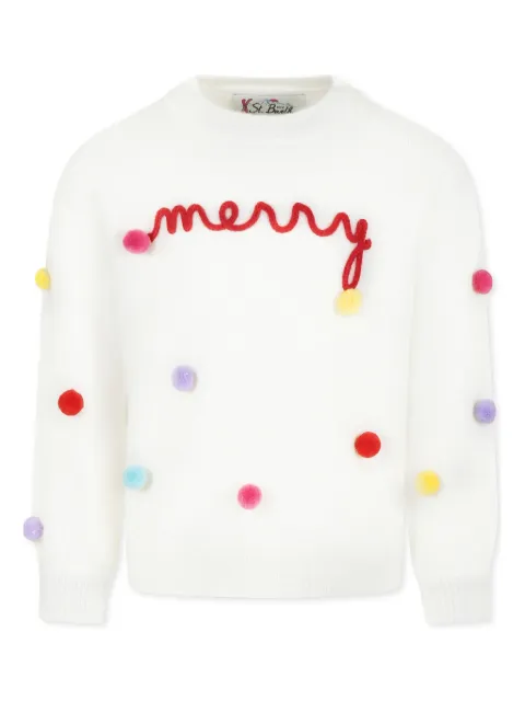 MC2 Saint Barth Kids pompom sweater