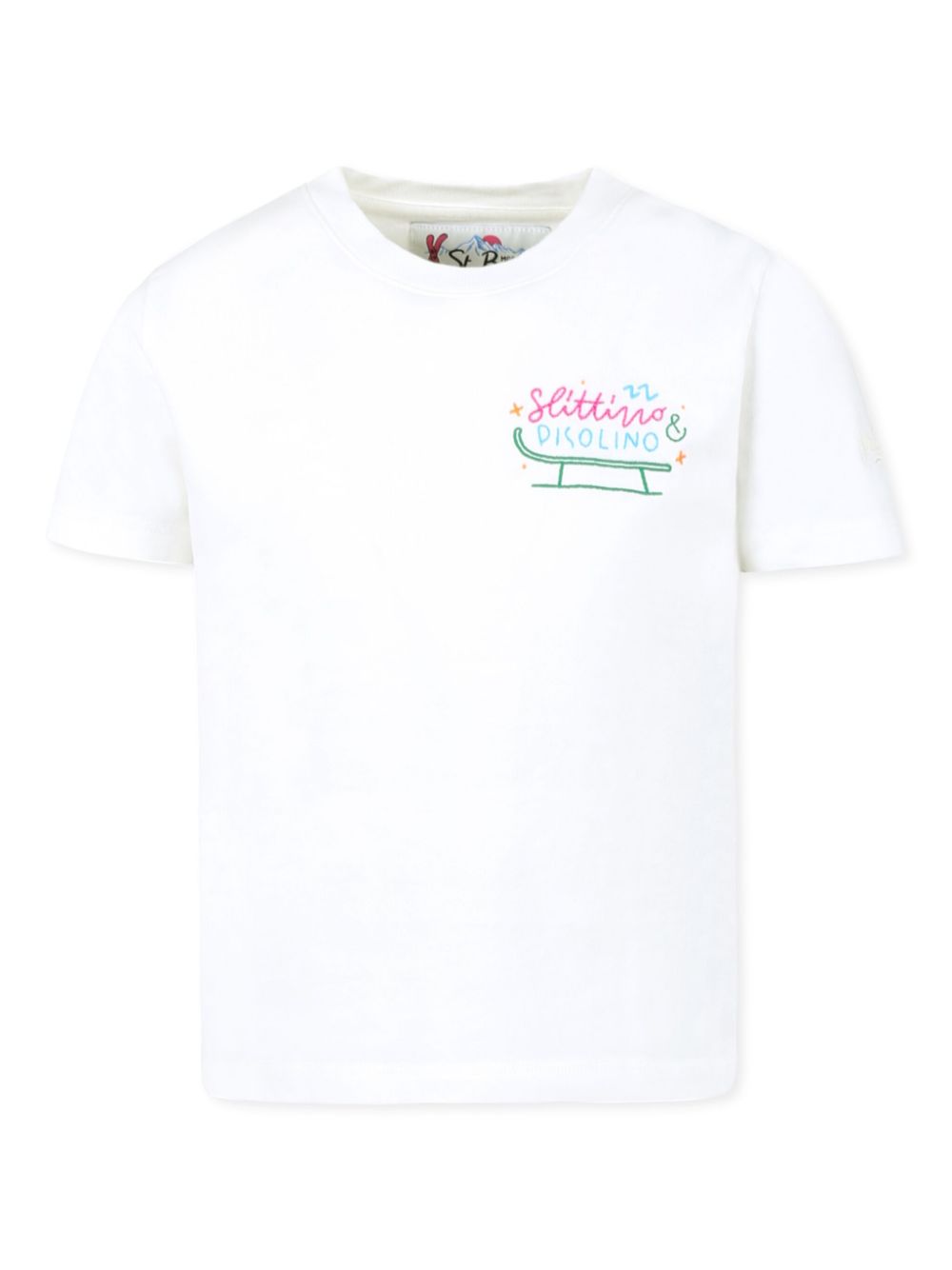 MC2 Saint Barth Kids Elly T-shirt Wit