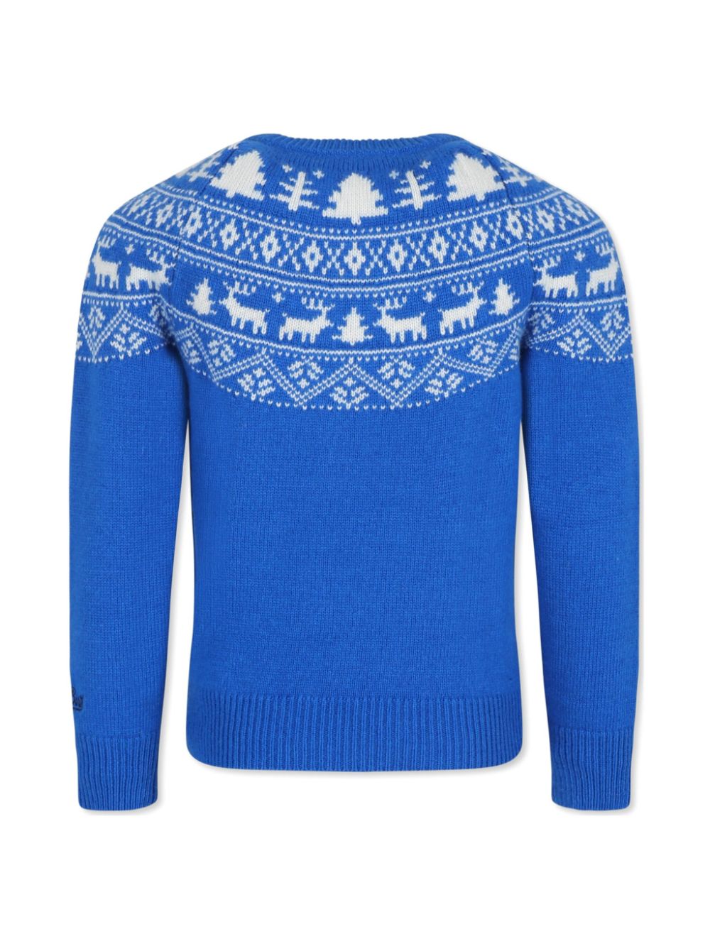 MC2 Saint Barth Kids intarsia-knit sweater - Blauw