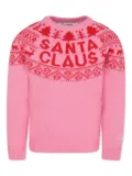 MC2 Saint Barth Kids patterned-jacquard sweater - Pink