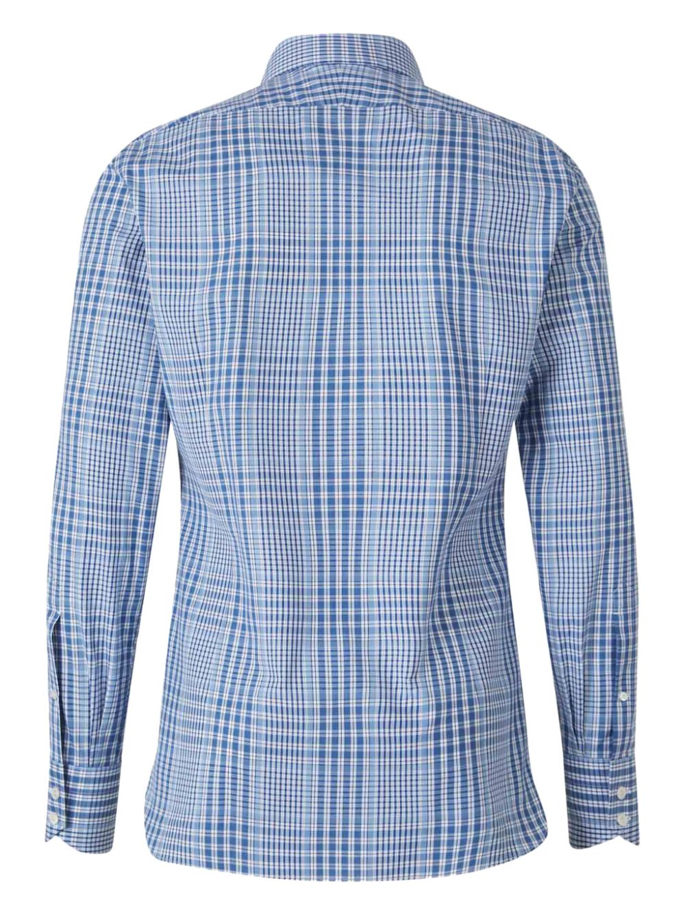 TOM FORD plaid-check shirt - Blauw