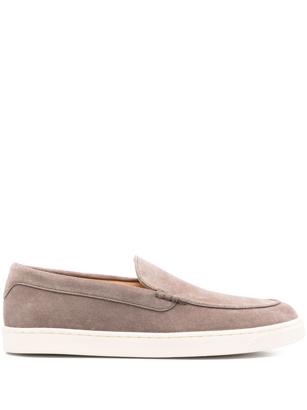 Brunello Cucinelli suede loafers - Grey