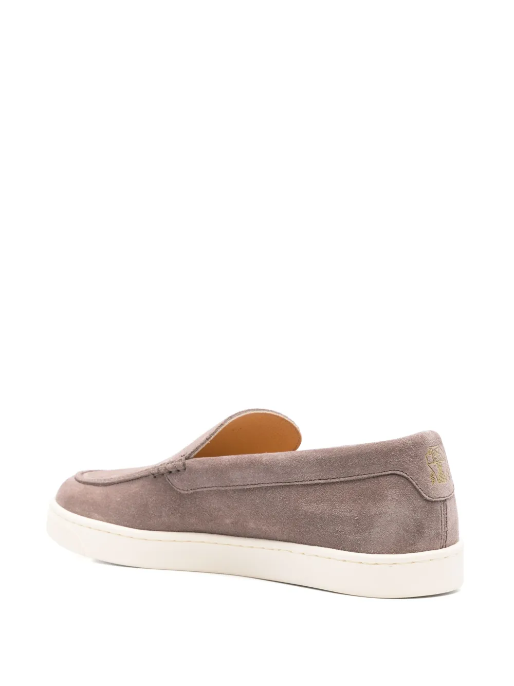 Brunello Cucinelli suede loafers Grey