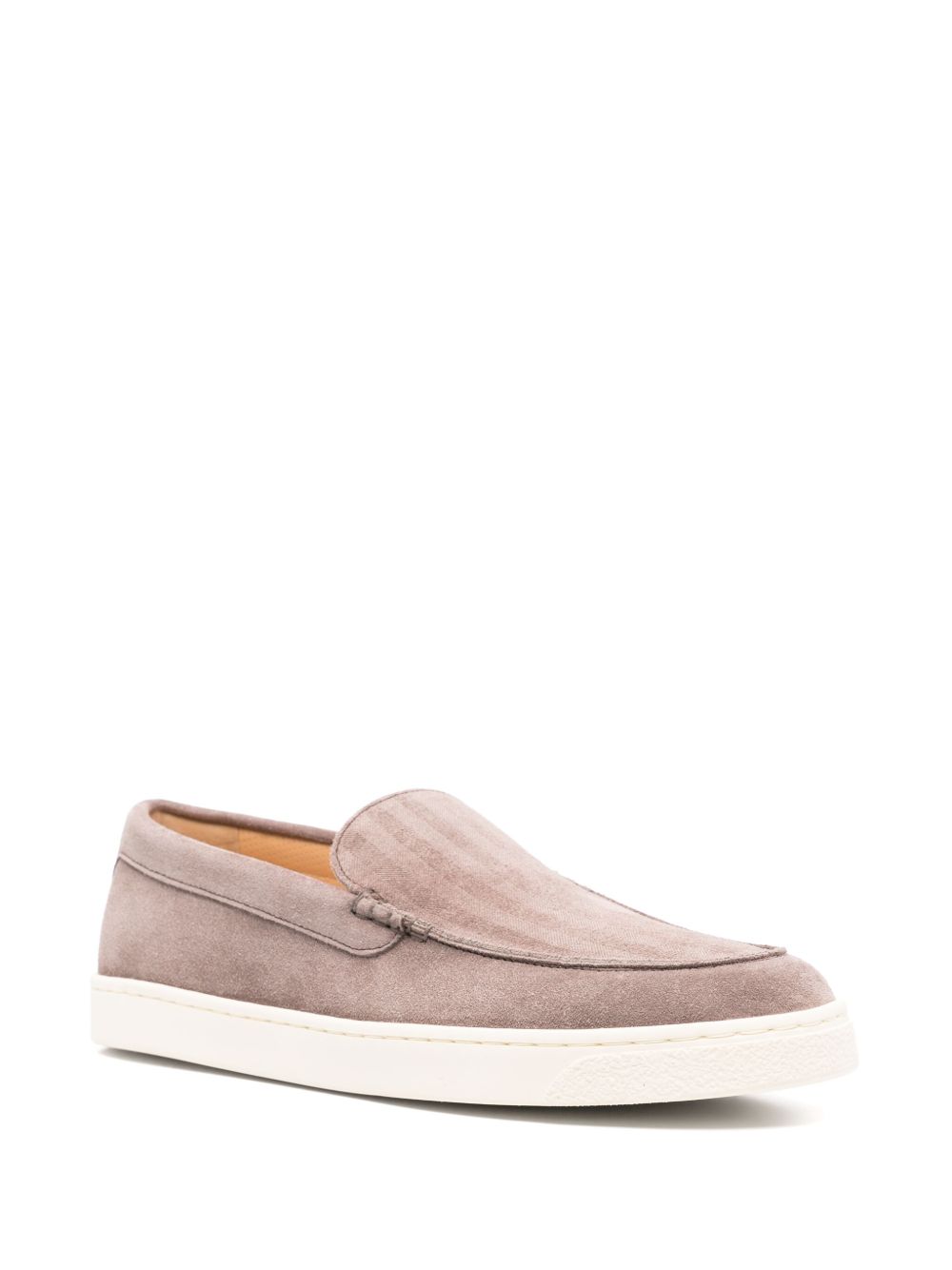 Brunello Cucinelli suede loafers - Grey