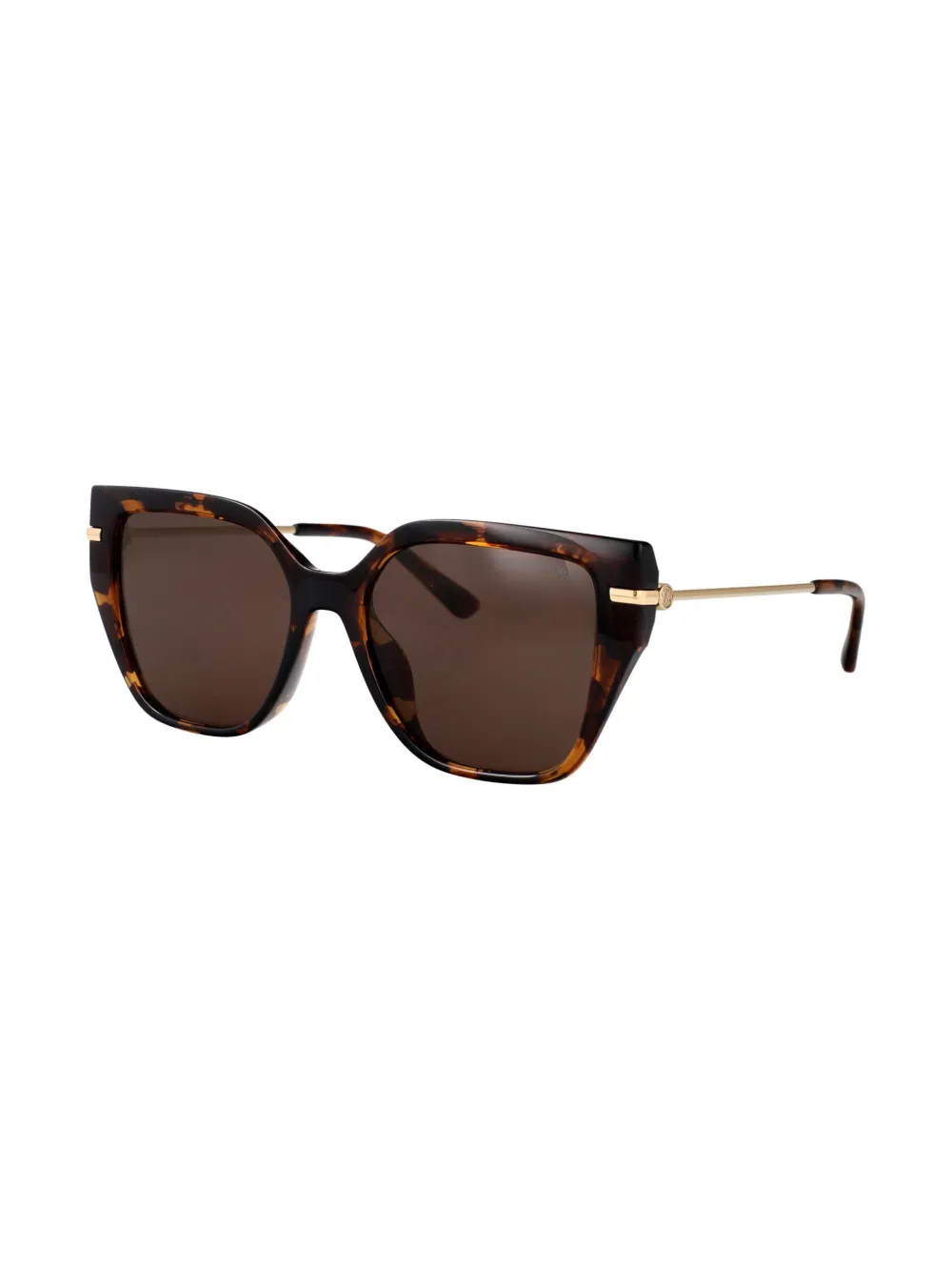 Michael Kors Zonnebril met oversized montuur - Bruin