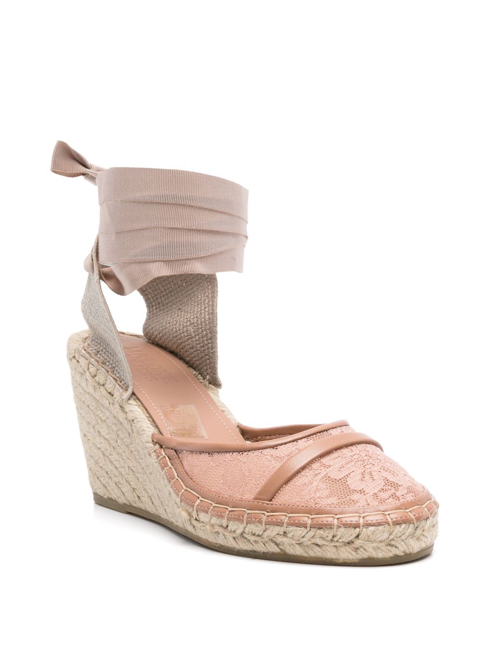 Malone Souliers 90 mm Selen espadrilles - Roze