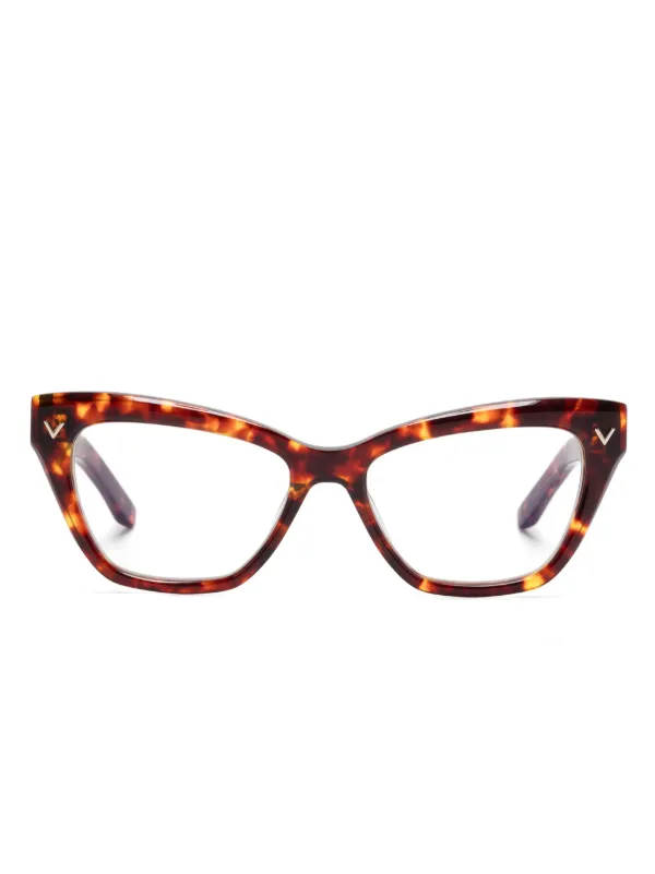 VALENTINO GARAVANI EYEWEAR V-Tale 眼鏡フレーム | ブラウン