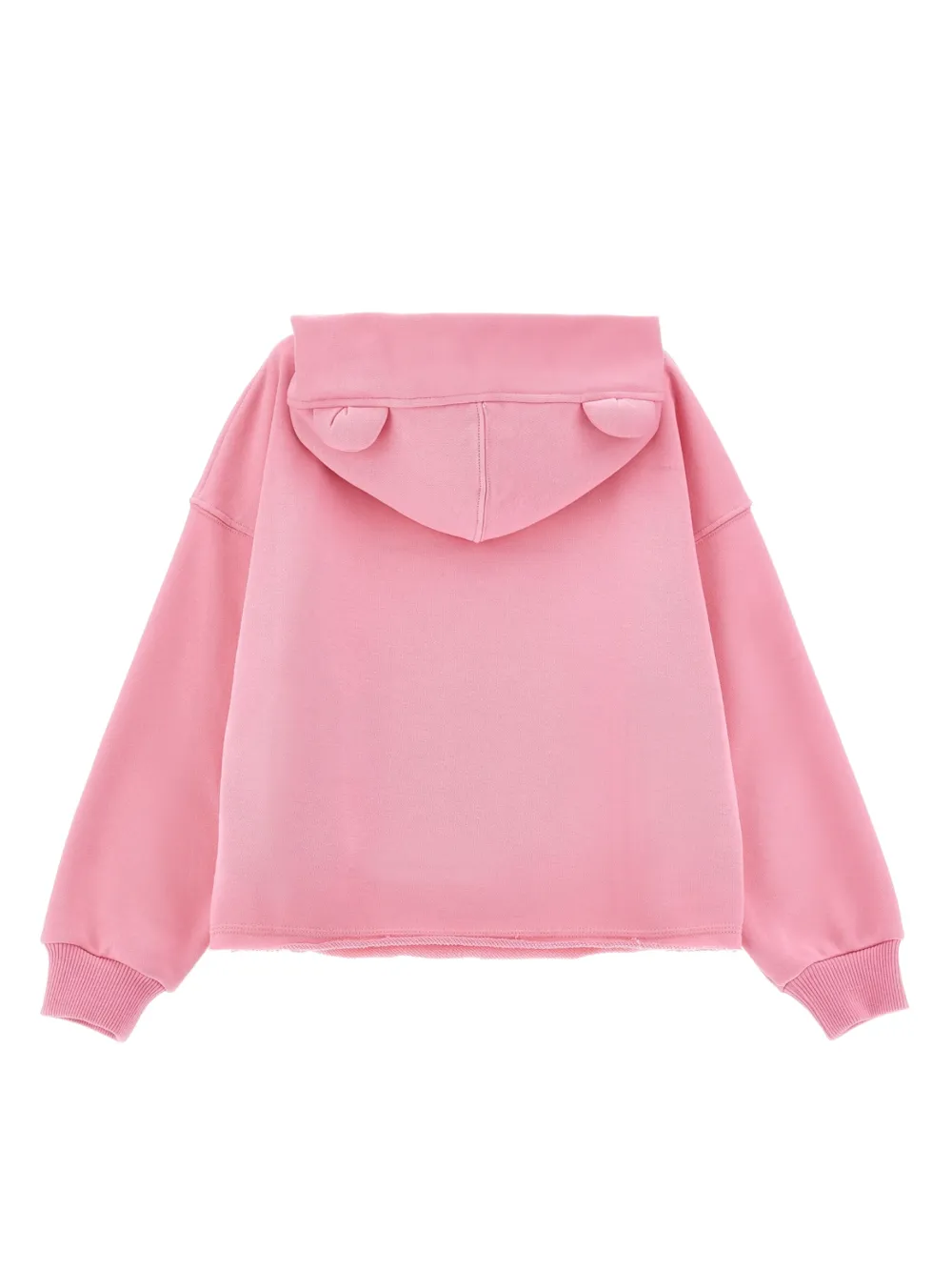 Philosophy Di Lorenzo Serafini Kids Hoodie van katoenblend met geborduurd logo - Roze