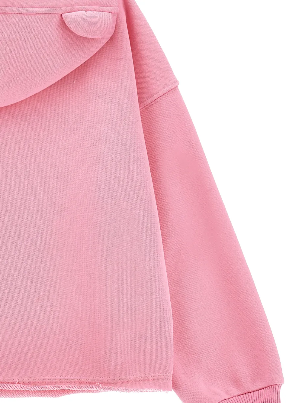 Philosophy Di Lorenzo Serafini Kids Hoodie van katoenblend met geborduurd logo Roze