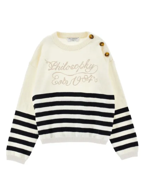 Philosophy Di Lorenzo Serafini Kids cotton knitted jumper