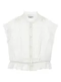 Philosophy Di Lorenzo Serafini Kids cotton blouse - White