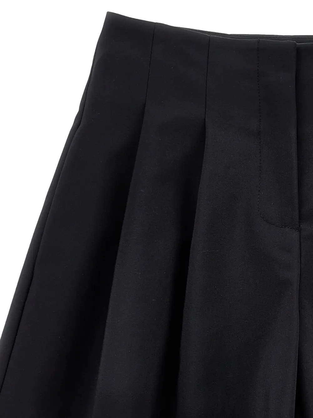 Philosophy Di Lorenzo Serafini Kids Geplooide shorts Zwart