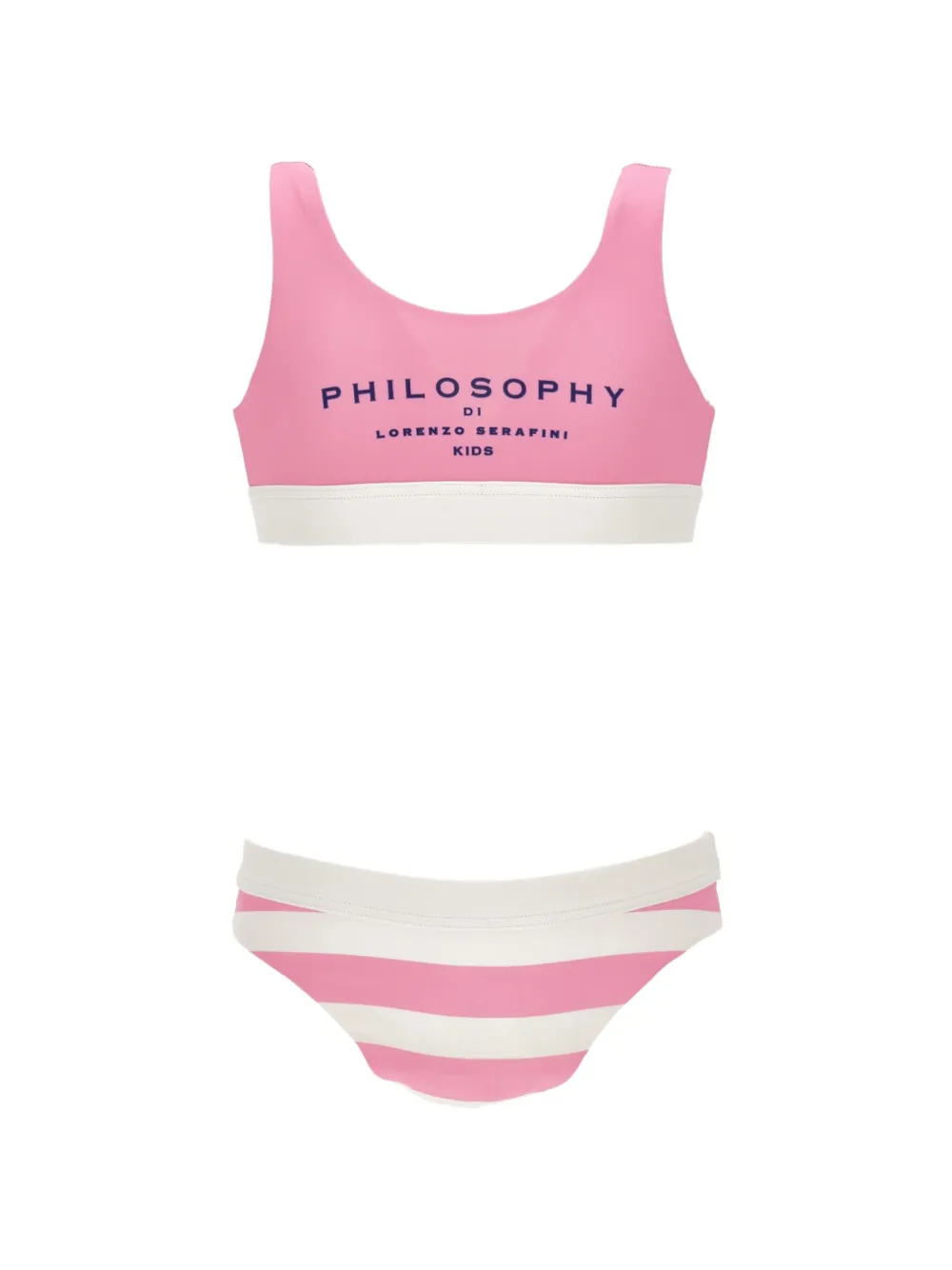 Philosophy Di Lorenzo Serafini Kids ロゴ ビキニ - ピンク Philosophy Di Lorenzo Serafini Kids ロゴ ビキニ - ピンク