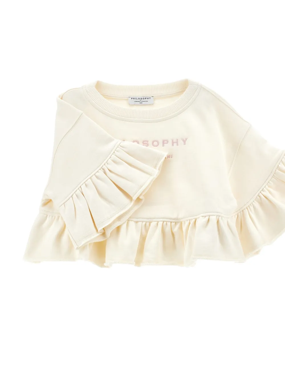Philosophy Di Lorenzo Serafini Kids Sweater met geborduurd logo Wit