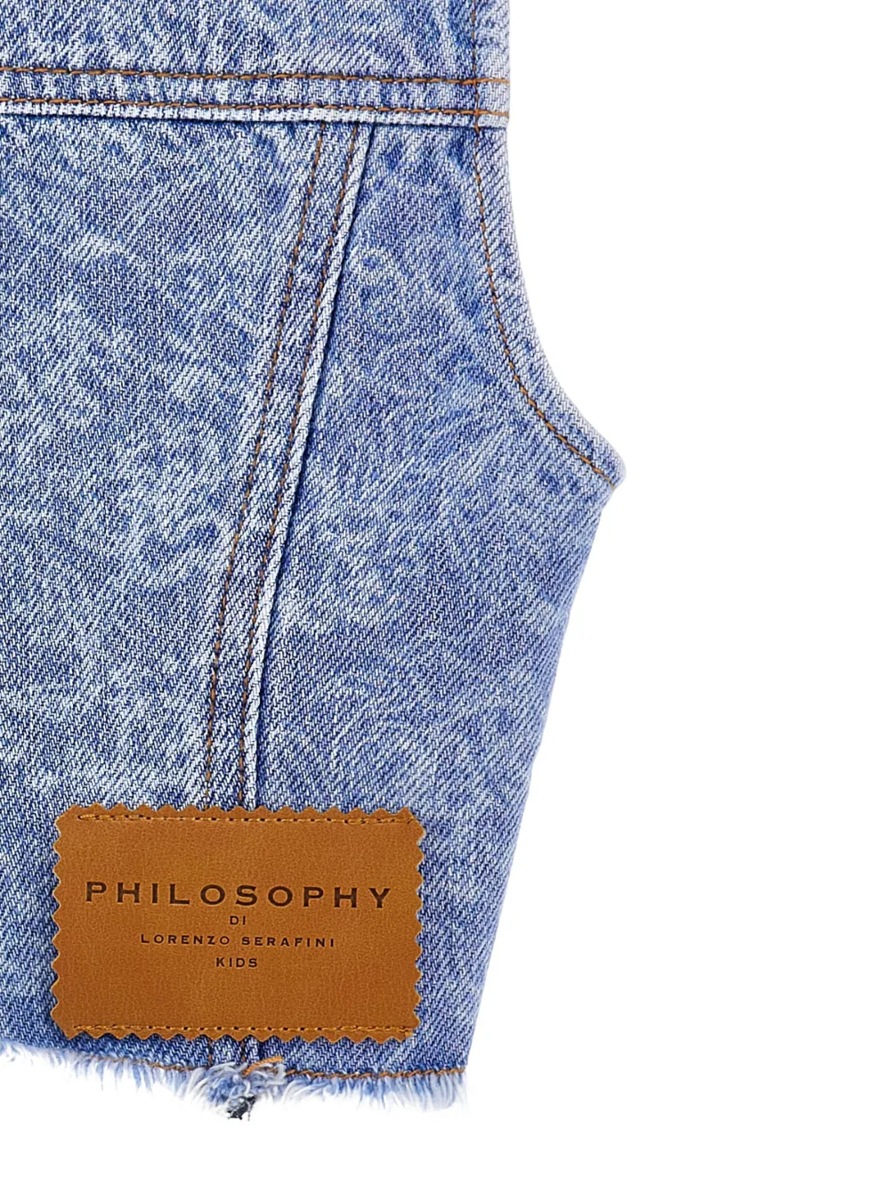 Philosophy Di Lorenzo Serafini Kids Spijker gilet Blauw