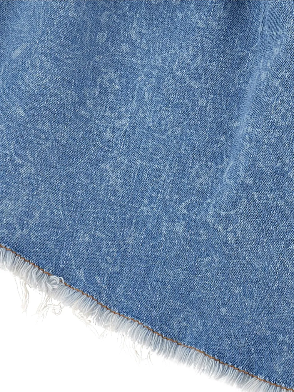 Philosophy Di Lorenzo Serafini Kids Spijkershorts met ceintuur Blauw