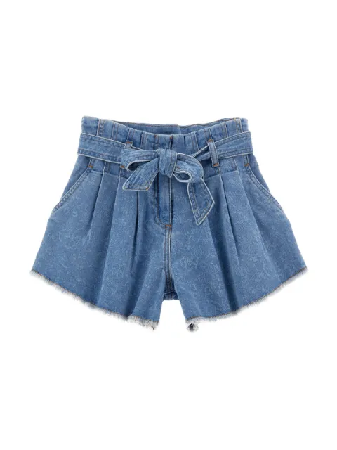 Philosophy Di Lorenzo Serafini Kids belted denim shorts