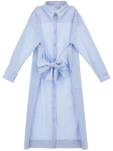 Philosophy Di Lorenzo Serafini Kids striped cotton-blend dress